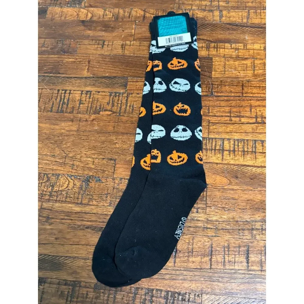 Disney Nightmare Before Christmas Ladies Jack Skellington Pumpkin Socks 4-10 NWT